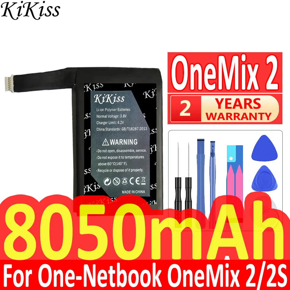 KiKiss OneMix 2 8050mAh Baterija Viena-Netbook OneMix 2S OneMix2S 356585 Sąsiuvinis Li-ion Bateria + Nemokamas Įrankiai Nuotrauka 0