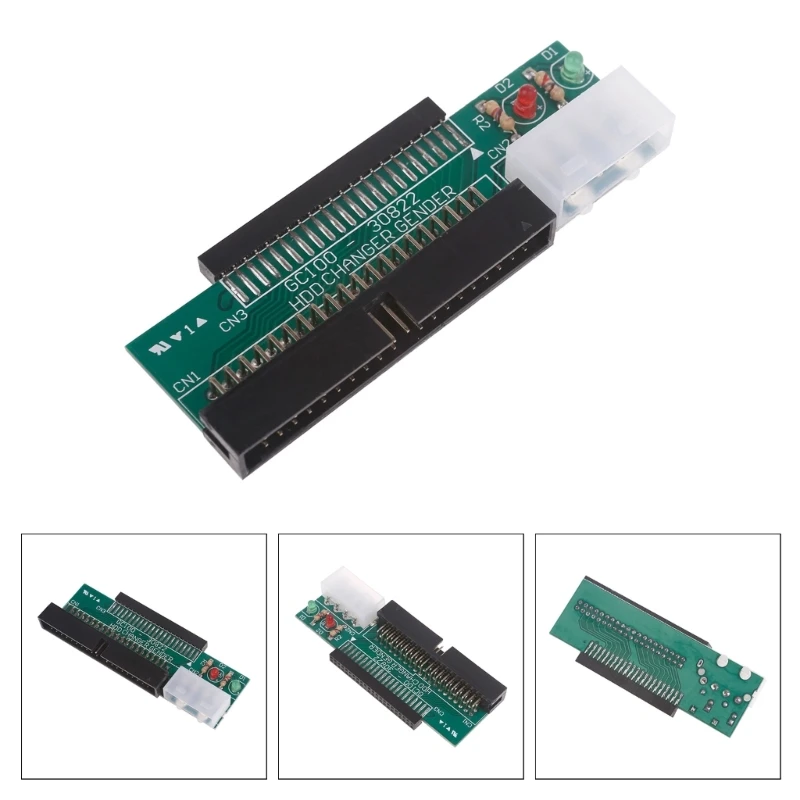 Slimline 3.5 IDE 2.5 colių IDE Adapteris 44 Pin 40 Pin LED Šviesos Duomenų Perdavimo Valdybos PC Nuotrauka 1
