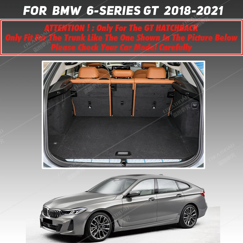 Automobilio bagažo skyriaus kilimėlis BMW 6 serijos GT G32 2018 2019 2020 2021 linijinių krovinių kilimų interjero aksesuarų dangtis Nuotrauka 1
