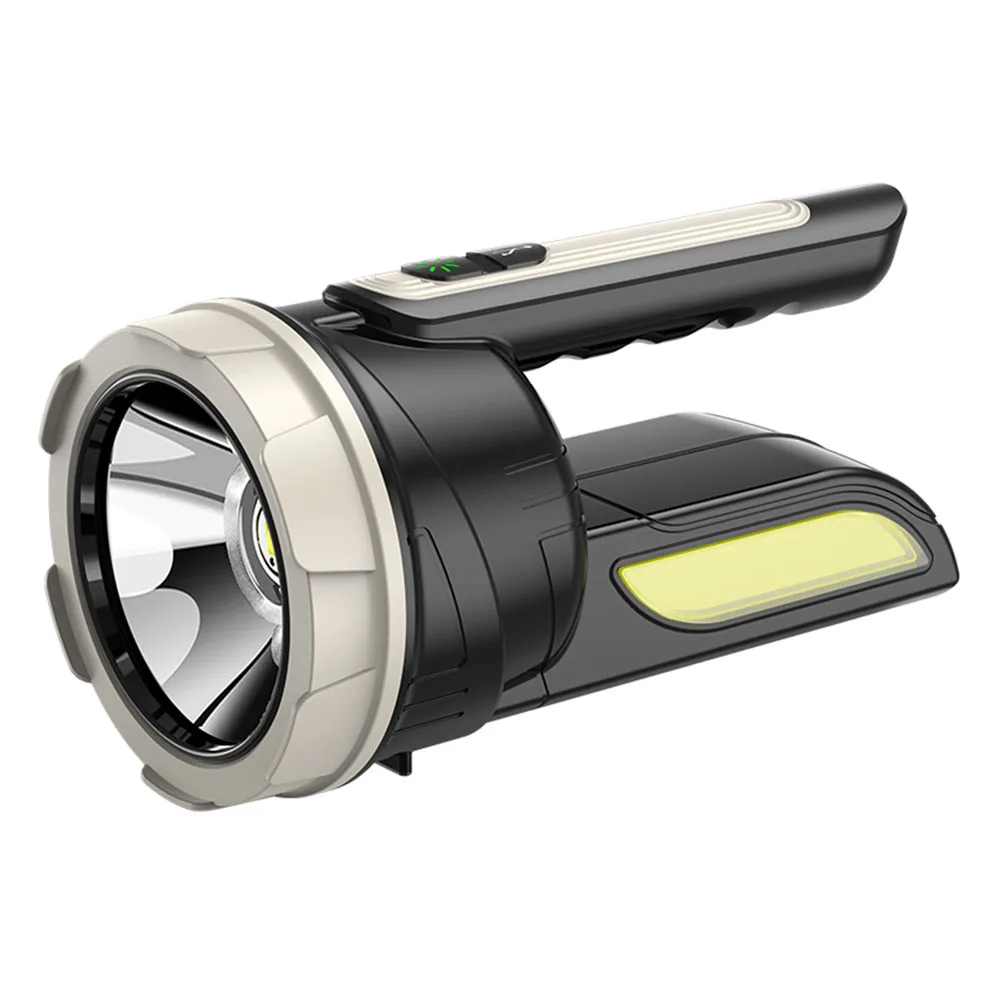 Didelės Galios LED Žibintuvėlis COB Darbas Žibintai USB Įkrovimo Galingas Prožektorius Su šoniniu Šviesos Lauko Kempingas Žvejybos Fakelas Nuotrauka 0