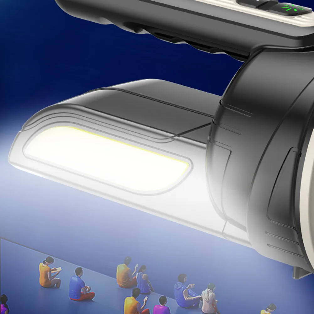 Didelės Galios LED Žibintuvėlis COB Darbas Žibintai USB Įkrovimo Galingas Prožektorius Su šoniniu Šviesos Lauko Kempingas Žvejybos Fakelas Nuotrauka 3