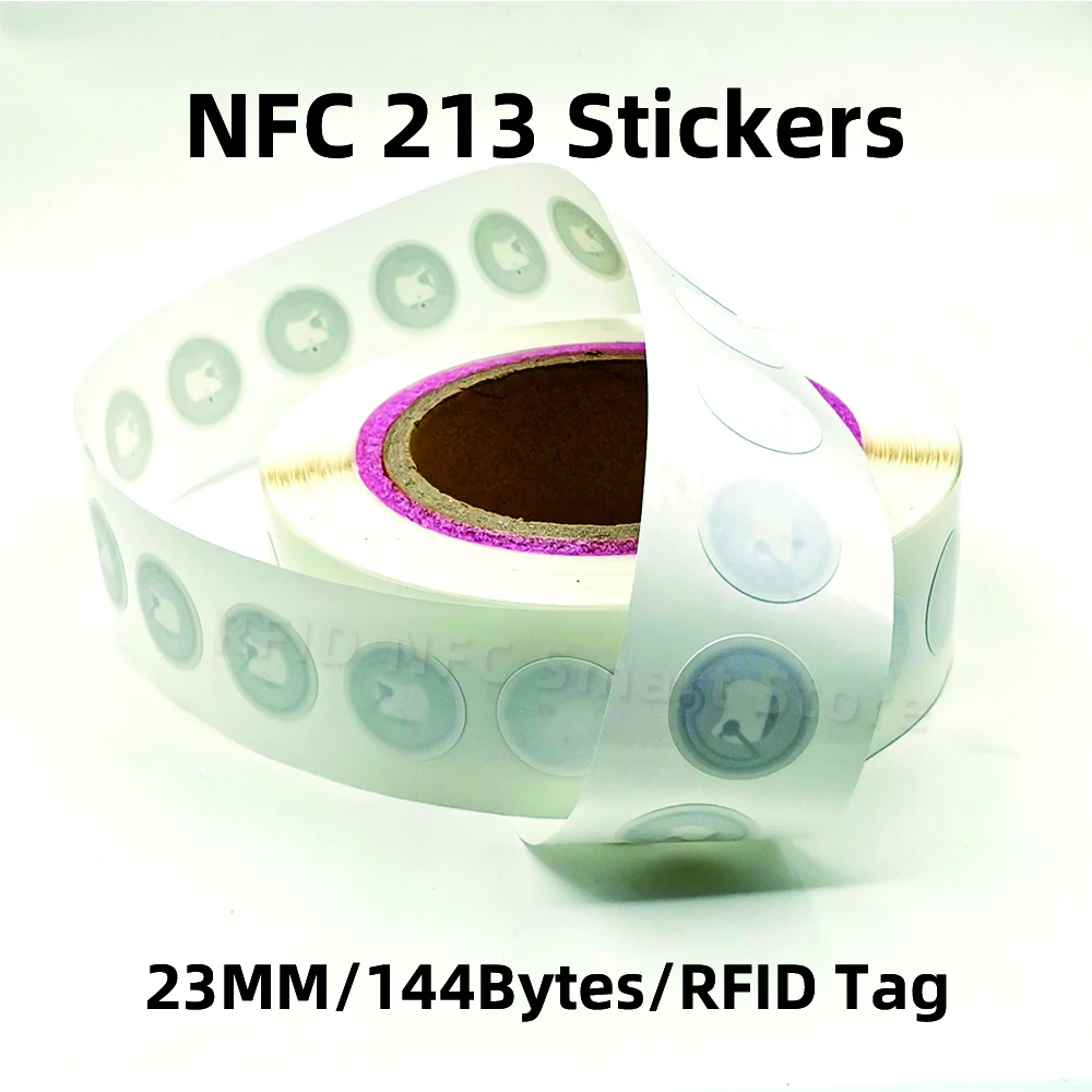 2000PCS NFC Žymeklį Nfc213 Etiketės 213 Lipdukai, Žymekliai Balta Lable Lipdukas 13.56 mhz Huawei Pasidalinti Ios13 Asmens Automatikos Nuorodos Nuotrauka 2