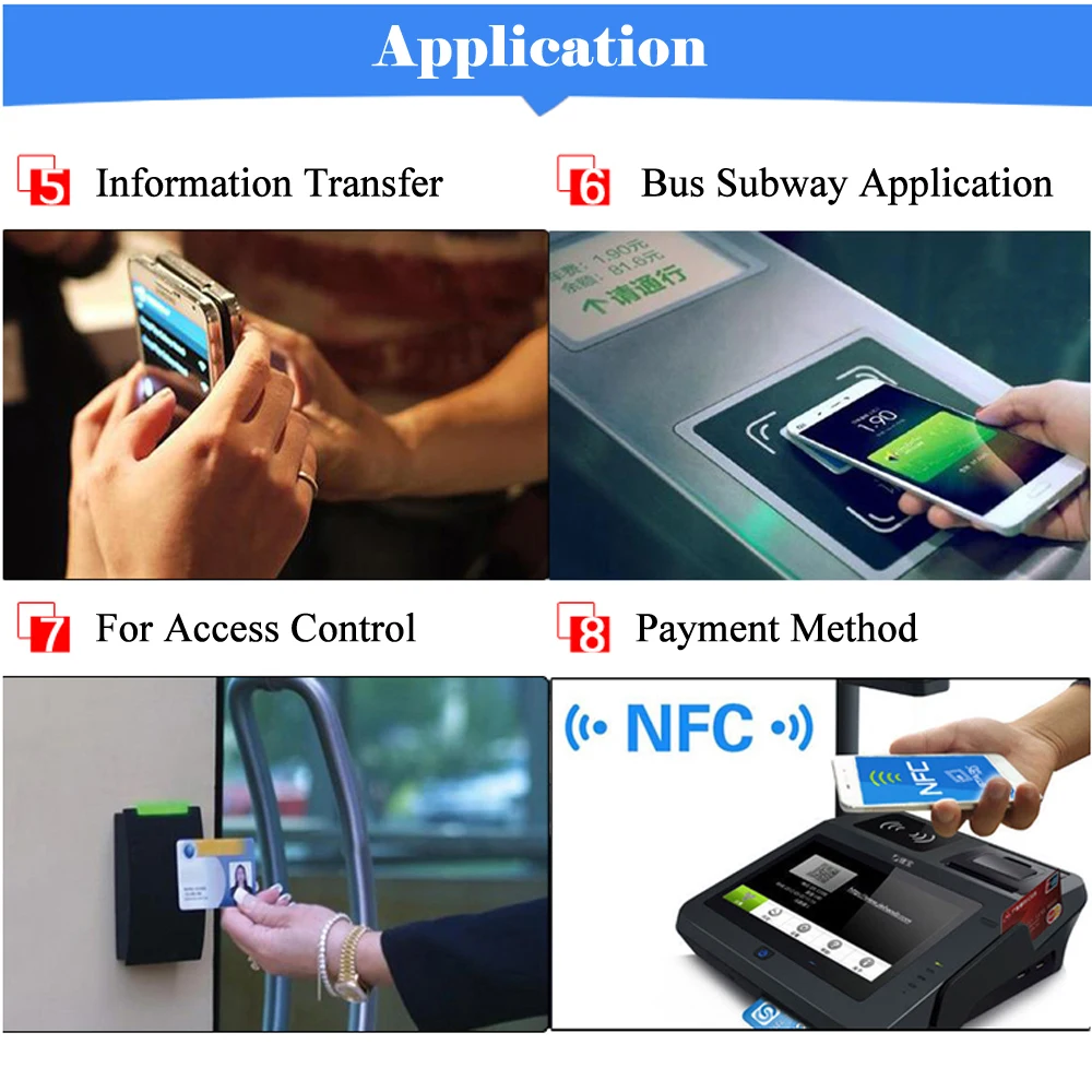 2000PCS NFC Žymeklį Nfc213 Etiketės 213 Lipdukai, Žymekliai Balta Lable Lipdukas 13.56 mhz Huawei Pasidalinti Ios13 Asmens Automatikos Nuorodos Nuotrauka 3