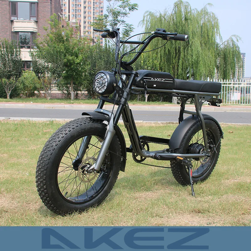 20 colių riebalų padangų Amerikos versija retro mados paprastas elektrinis motociklas sniego padeda kalnų dviračių ličio baterija dviratį Nuotrauka 2