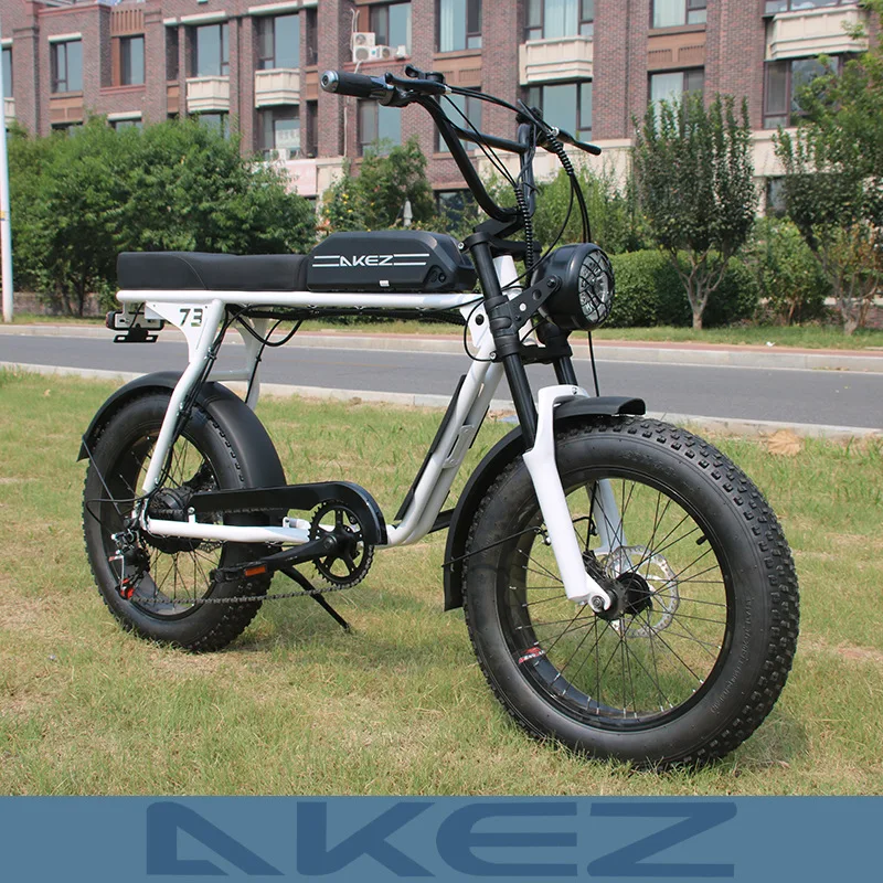 20 colių riebalų padangų Amerikos versija retro mados paprastas elektrinis motociklas sniego padeda kalnų dviračių ličio baterija dviratį Nuotrauka 3