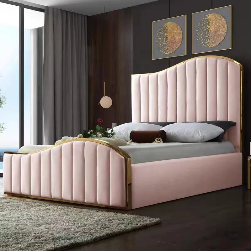 Modernus ir minimalistinis namų baldai, miegamojo king bed viešbutis, lova, lovos Nuotrauka 1