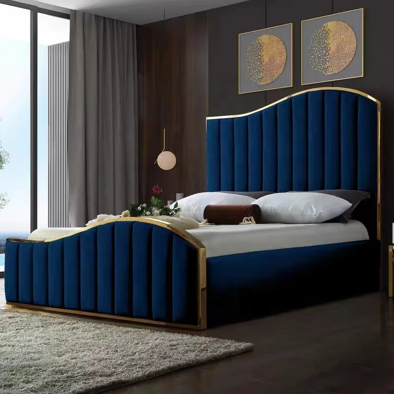 Modernus ir minimalistinis namų baldai, miegamojo king bed viešbutis, lova, lovos Nuotrauka 2