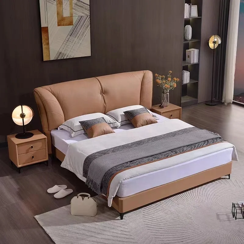 Modernus ir minimalistinis namų baldai, miegamojo king bed viešbutis, lova, lovos Nuotrauka 4