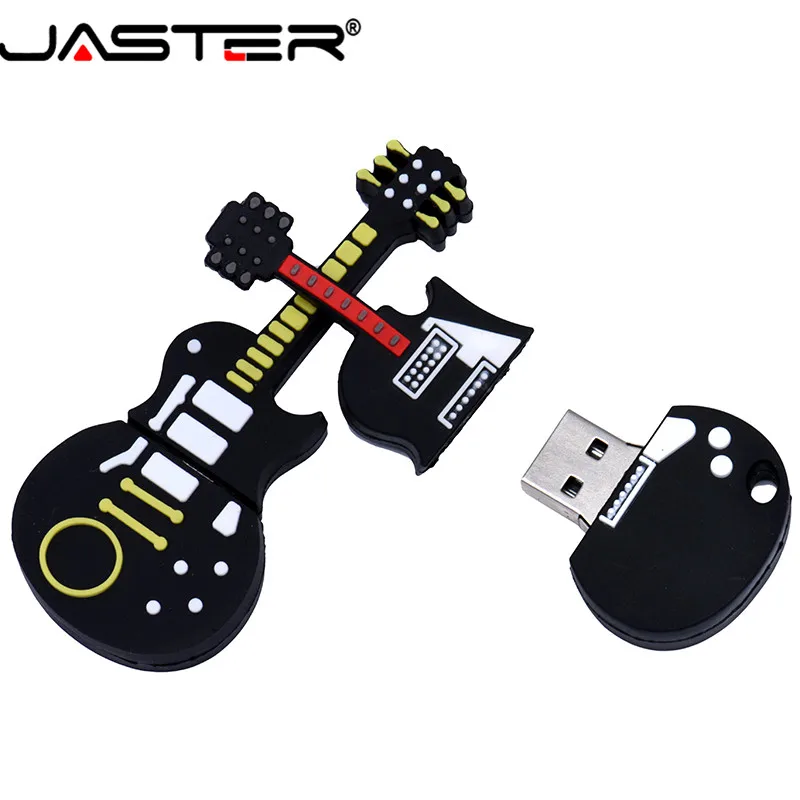 JASTER USB 2.0 8 stilių muzikos instrumentai, gitara, bosinė gitara, fortepijonas, smuikas klaviatūros pen ratai 4 GB 16GB 32GB 64GB USB flash drive Nuotrauka 2