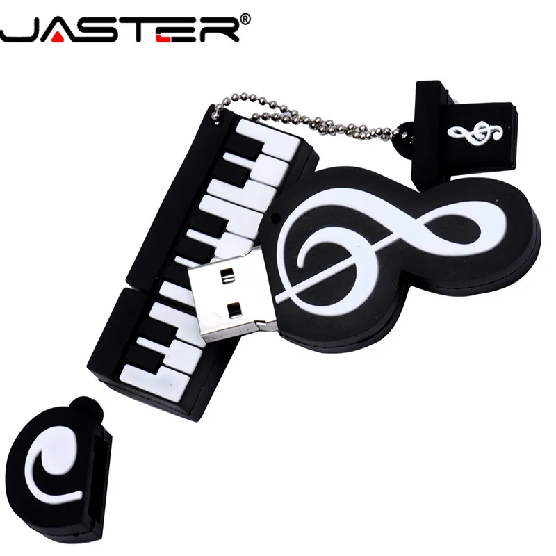 JASTER USB 2.0 8 stilių muzikos instrumentai, gitara, bosinė gitara, fortepijonas, smuikas klaviatūros pen ratai 4 GB 16GB 32GB 64GB USB flash drive Nuotrauka 3