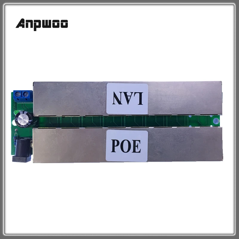 4 LAN+4 POE (8 LAN+8 POE) Prievadų Pasyvus adapteris Pin Power Over Ethernet PoE Modulis Purkštuvas DC 9-48V IP Kamera su PoE Anpwoo S3 S4 Nuotrauka 3