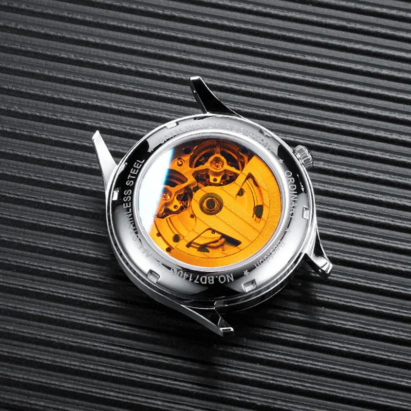 Bestdon Double Tourbillon vyriškų Laikrodžių Mados Automatinis Mechaninis laikrodis Mėnulio Fazės Nerūdijančio Plieno Šveicarija Prabangos Prekės Nuotrauka 4