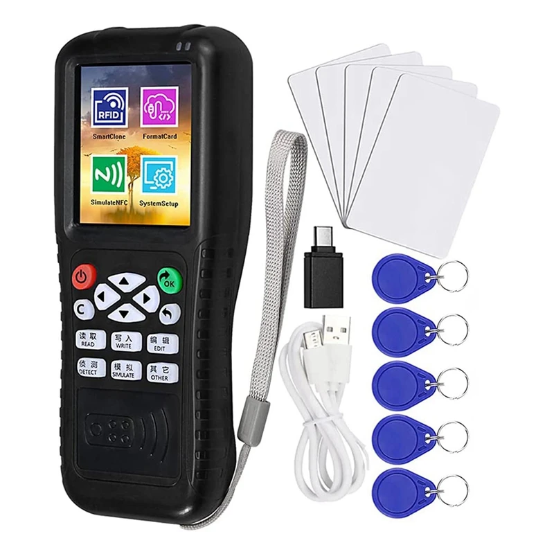 Multi Dažniai RDA Smart Card Programuotojas, RFID Skaitytojui Rašytojas, popierinės kopijavimo aparatų matricos, NFC Skaitytuvas, Saugiame Kortelės Dekoderis Nuotrauka 0