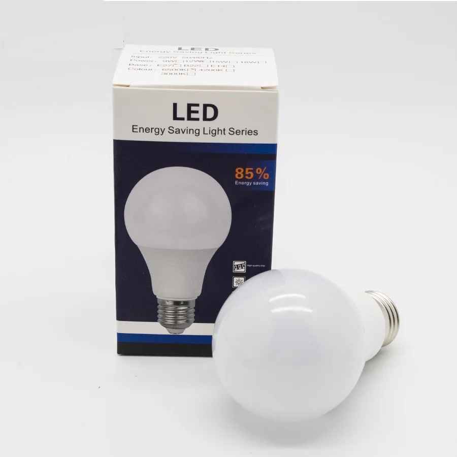 E27 led kamuolys lemputė lemputė 5w 9w 7w 12w 15w 18w pieniškas padengti šiltai balta šalta balta led Globe šviesos AC85-265V Nuotrauka 4