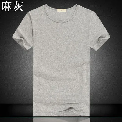 LI2428-59.66 Iškirpti Dizaino Slim Fit Soild vyriški marškinėliai Topai Tees Brasil Trumpas Rankovės Marškinėliai Už mer Nuotrauka 1