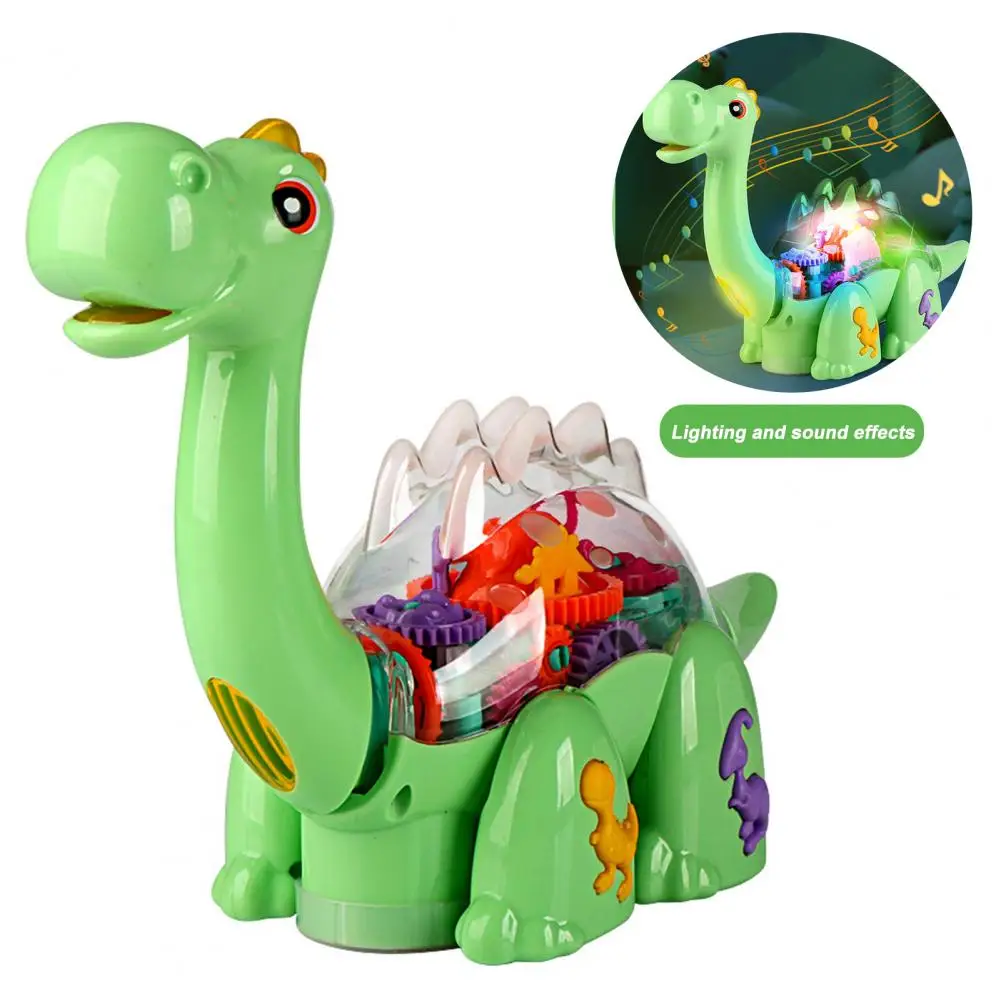 Dinozaurų Žaislas Nuskaitymo Pėsčiomis Praktika Elektros Dinozaurų Žaislai Vaikams geriau derinti Smagu su Muzika, Šviesos Galūnės Nuotrauka 2
