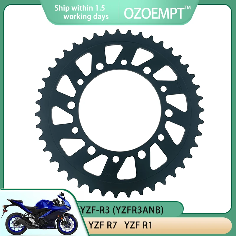 OZOEMPT 520-43T Motociklo Galinė Žvaigždutę Taikomos MT-03 (MT03NB) YZF-R3 YZF-R3 (YZFR3AMB),(YZFR3ANB) YZF R7 YZF R1 Nuotrauka 0