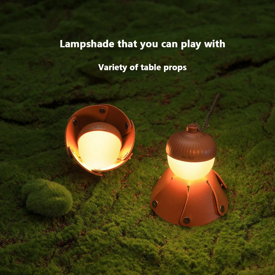 NexTool Pinecone Šviesos Nešiojamų Žibintų Naktį Šviesos Lauko Palapinė Stovyklavimui Šviesos Dual Spalvos LED Lempos 