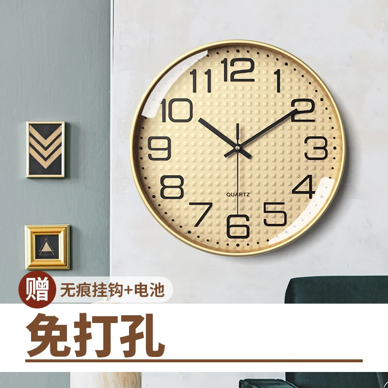 Sieniniai Laikrodis Paprastų Buitinių Išjungti Sieninis Laikrodis Šiuolaikinio Gyvenimo Kambario Turas Namų Dekoracijas Kambarį Kvarco Cloc Laikrodis Kambarys Nuotrauka 0