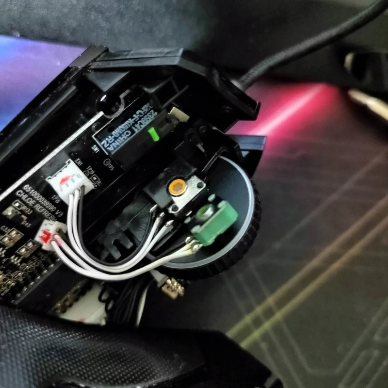 2 Gabalas Geltona Core Pelės Encoder Dekoderis ROG Gladius III Razer Mamba Mouse Varantys Aksesuaras 48Million Gyvenimo Nuotrauka 3