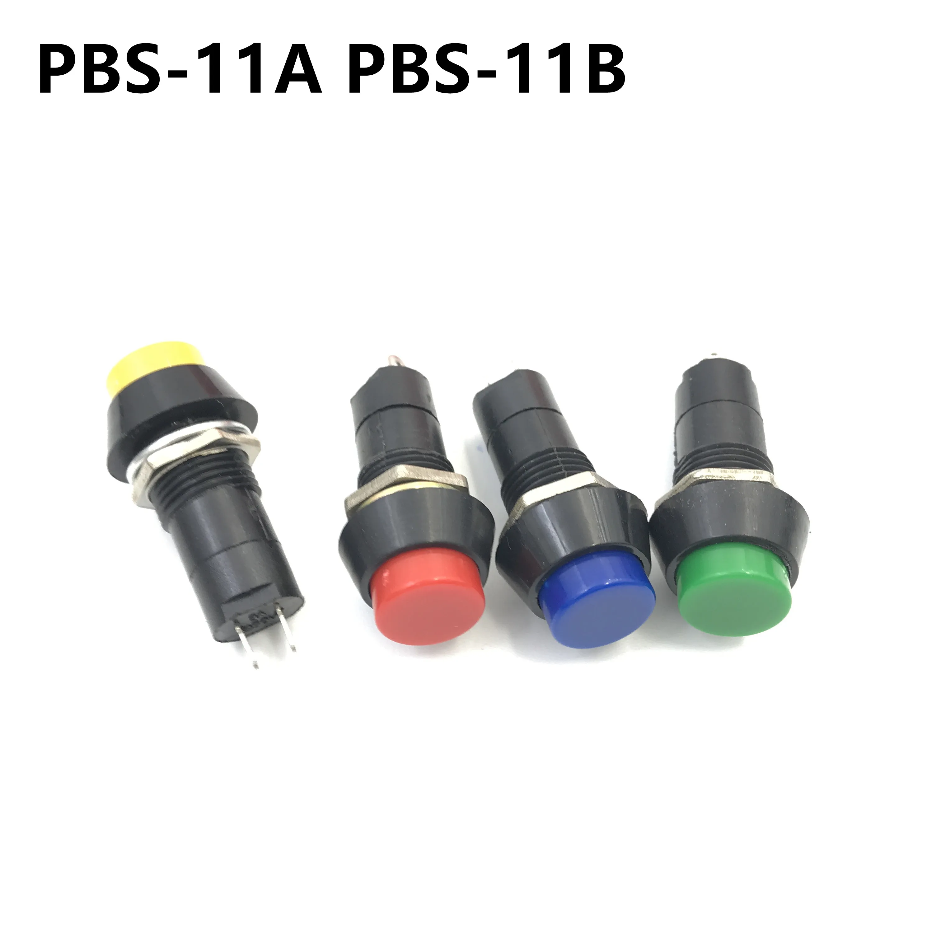 PBS-11A PBS-11B turas savaiminio fiksavimo spustelėkite per mažas mygtukas jungiklis montavimo angos 12MM Nuotrauka 0