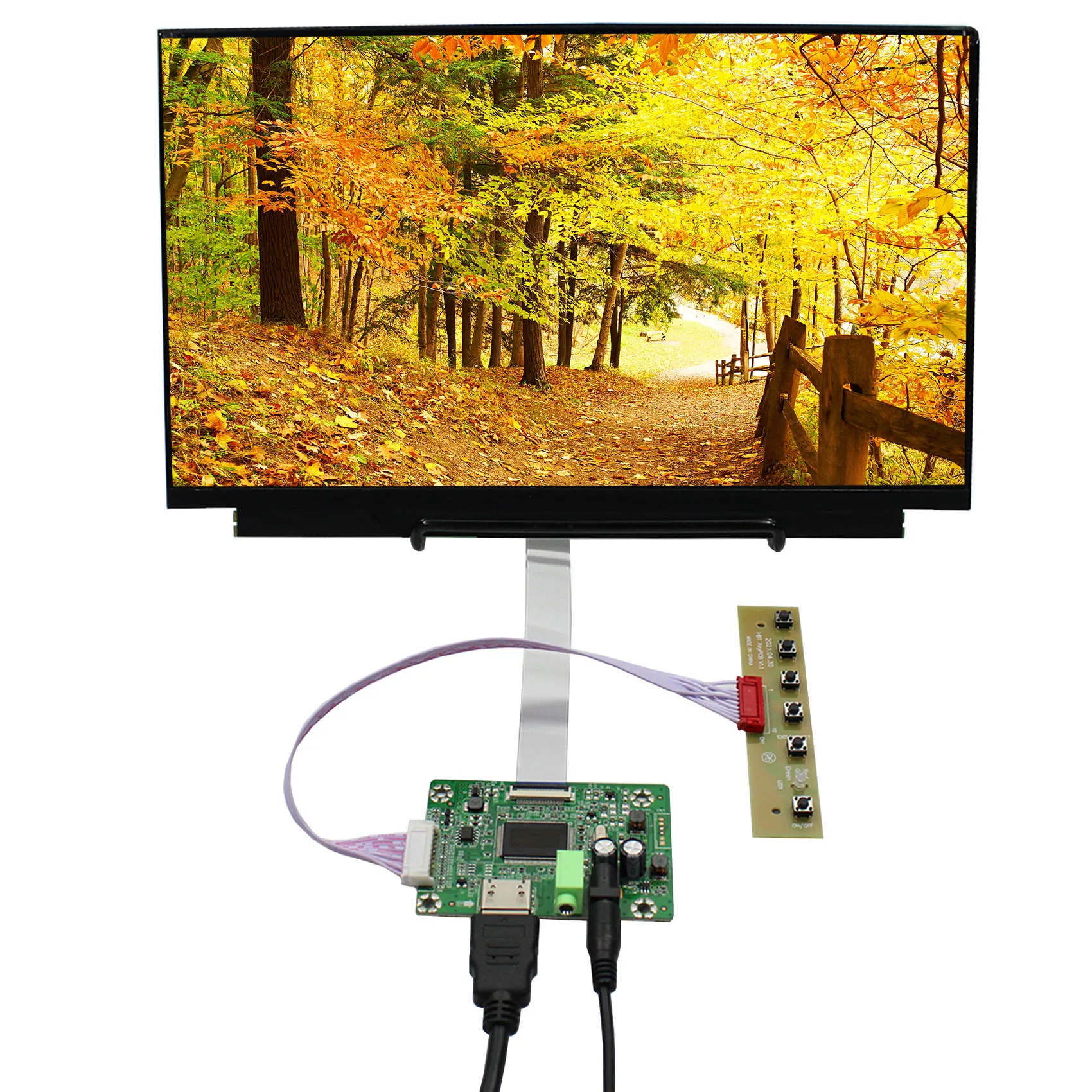 13.3 Colių FHD 1920X1080 IPS eDP TFT-LCD Ekrano Modulis su HD MI vairuotojo Lenta, Skirta 