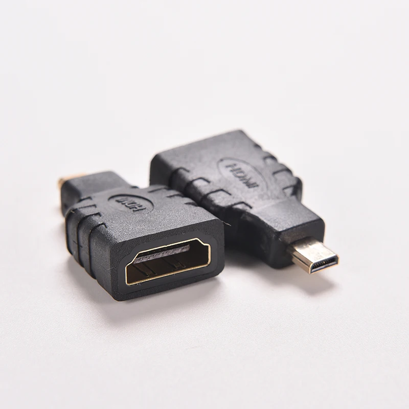 Micro HDMI suderinamus(D Tipas) Male HDMI-suderinamas(A Tipo) Moterų Adapteris Jungtis, Skirta HDTV Mini Extension Adapter Nuotrauka 0