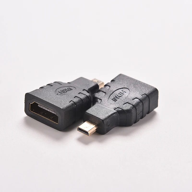 Micro HDMI suderinamus(D Tipas) Male HDMI-suderinamas(A Tipo) Moterų Adapteris Jungtis, Skirta HDTV Mini Extension Adapter Nuotrauka 1