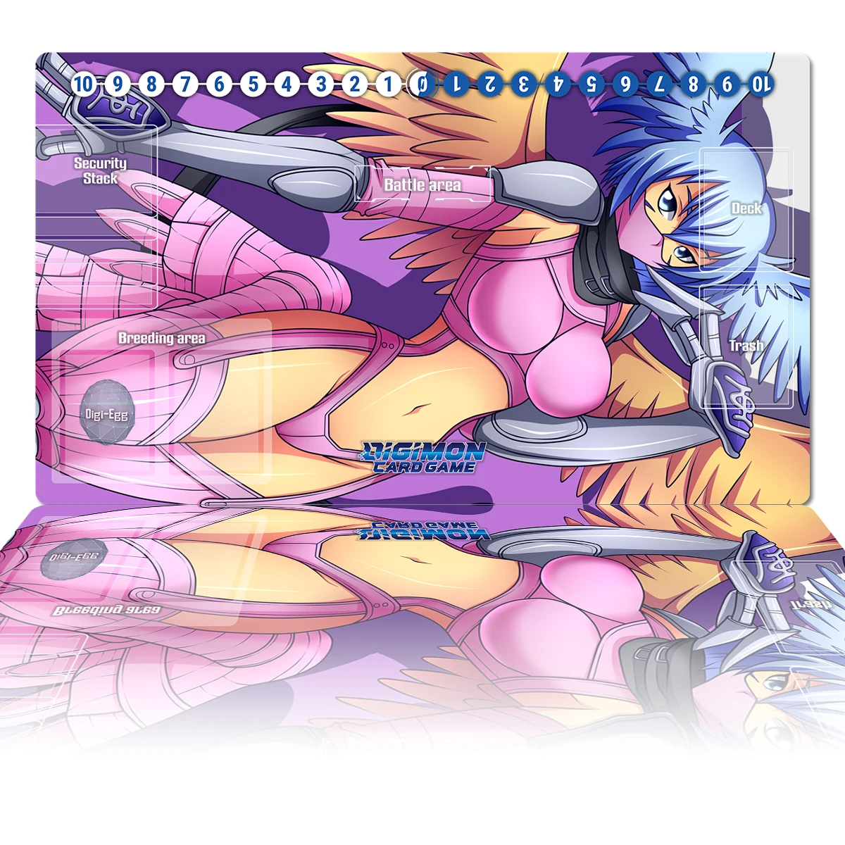 Digimon Playmat Shutumon DTCG TCG CCG stalo Žaidimas, Prekybos Kortų Žaidimas, Mat Žaidimų Priedai Custom Pelės Mygtukai Stalas Kilimėlis Zonų ir Krepšys Nuotrauka 0