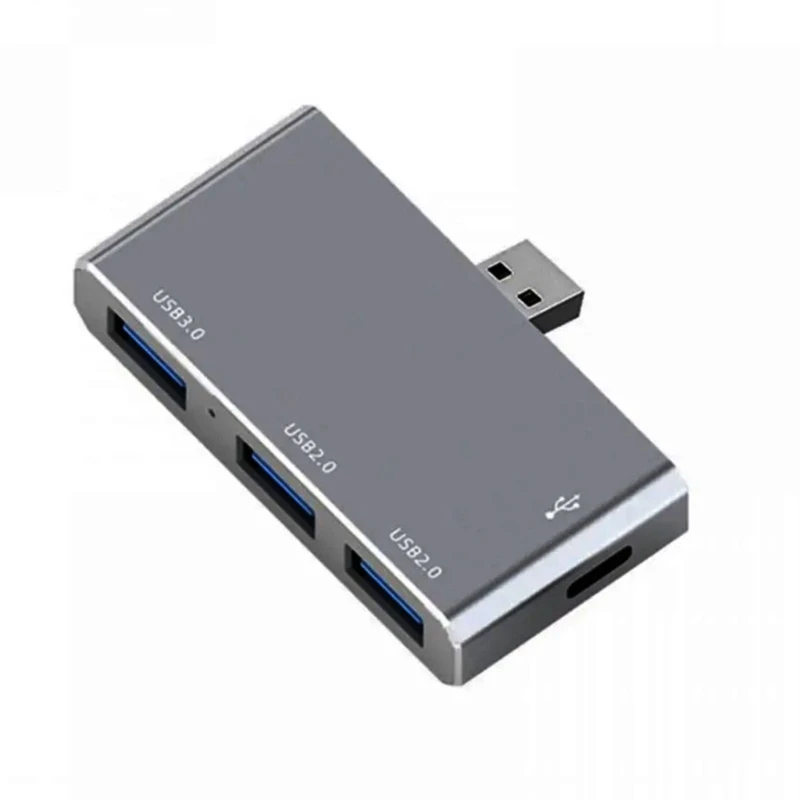 Mini Cinko Lydinys USB Tipo C Hub 4 in 1 Multi port USB C Tipo Prijungimo Stotis Nuotrauka 4