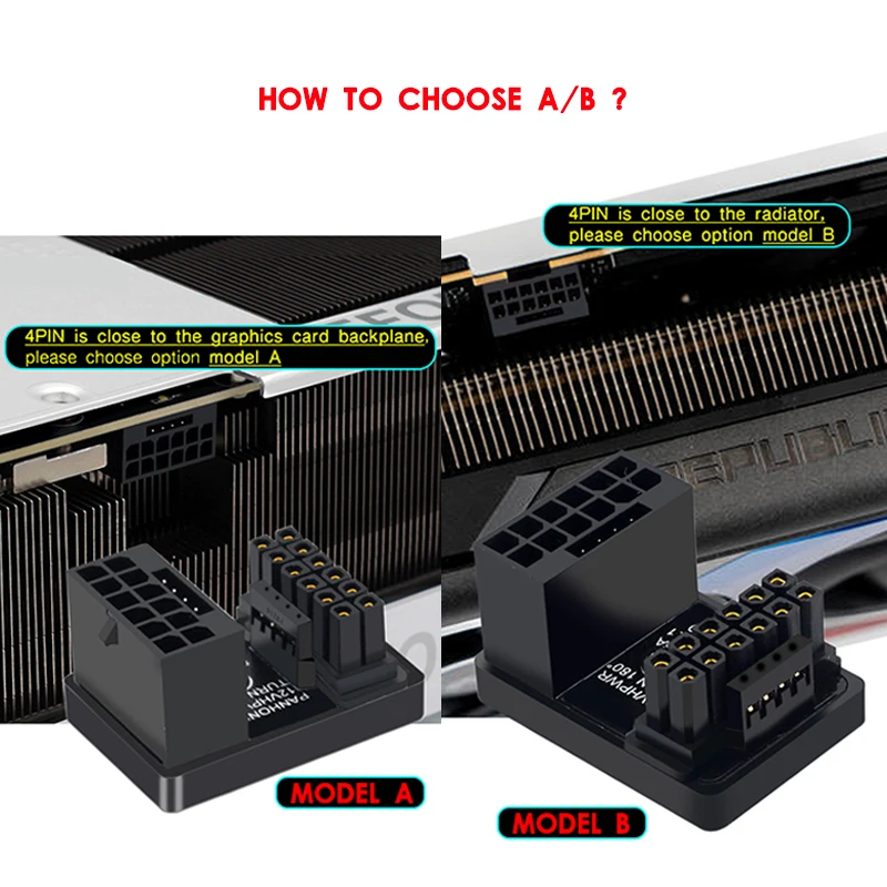Jumpeak ATX PCIE 3.0 5.0 12VHPWR 16PIN 12+4PIN 180 Laipsnių Laido Adapteriu Kompiuterio Maitinimo GPU Vaizdo Plokštę, Maitinimo Kištuko Nuotrauka 1