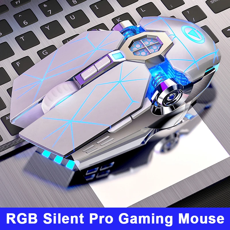 Profesinės Laidinio Žaidimų Pelės Mygtuką 6 3200DPI LED Optinė USB Kompiuterio Pelė Pelės Žaidimas Silent Mouse Mause Už nešiojamas PC Gamer Nuotrauka 4