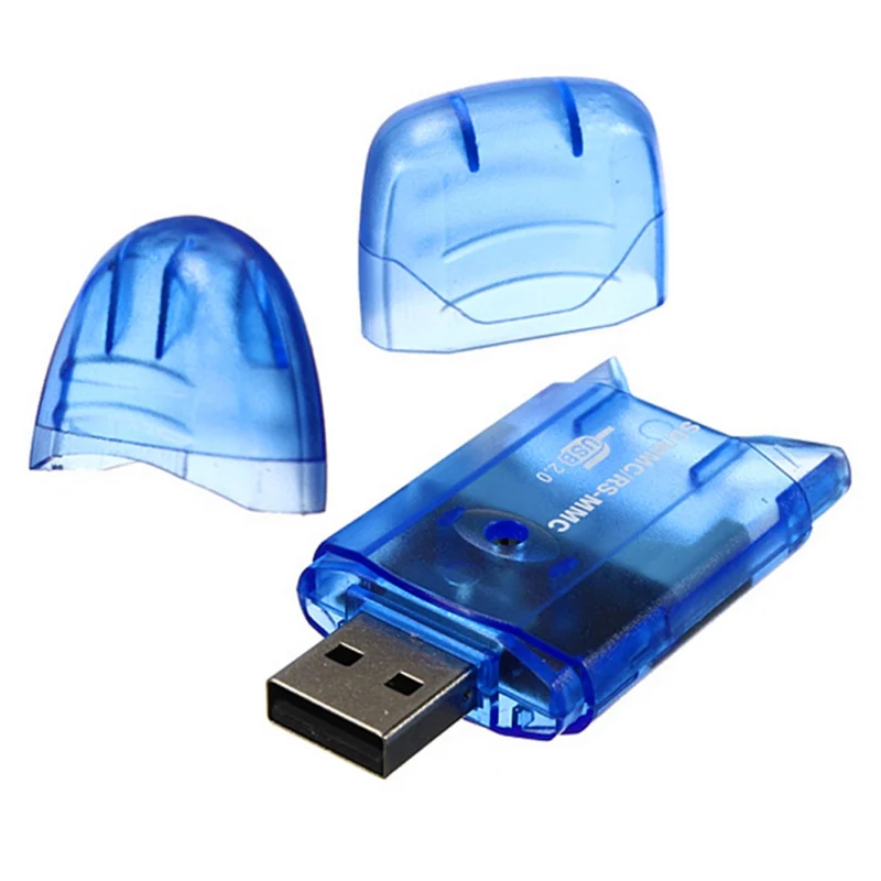 Didelės Spartos USB2.0 Atminties Kortelių Skaitytuvas Rašytojas Adapteris MMC/SD/SDHC Iki 64GB SD SDHC B3E8 Nuotrauka 2