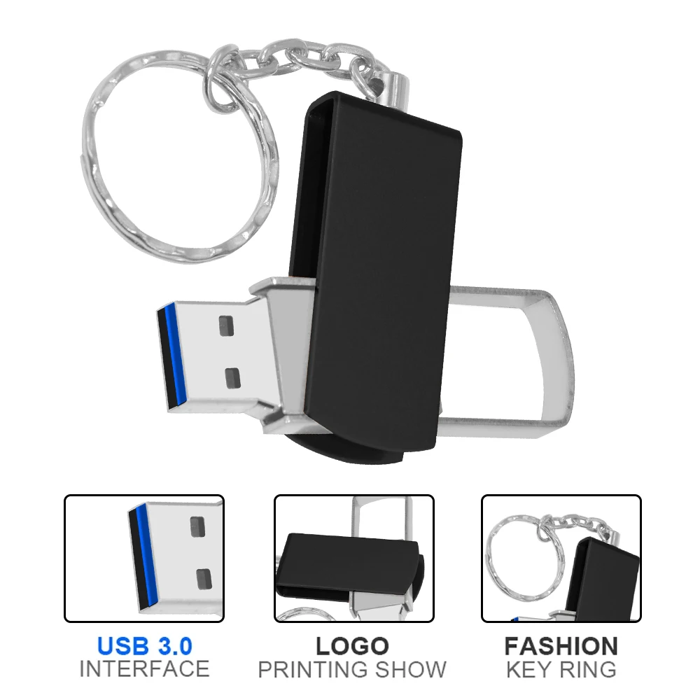 USB Flash Drive 3.0 Flash Pendrive 8GB 16GB 32GB 64GB 128GB Cle USB 3.0 Stick Pen Diskas 128GB 64GB 32GB 16GB 8GB pen ratai Nuotrauka 1