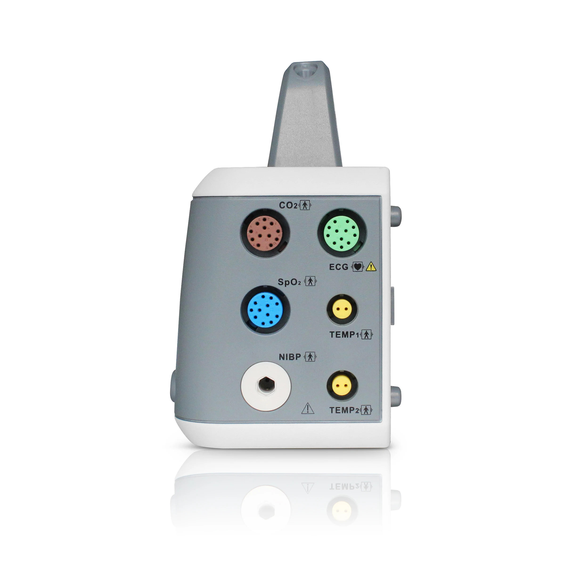 Pigūs Holter Multi-parametras, Greitosios pagalbos Nibp Spo2 Ekg Etco2 Jutiklinis Ekranas Paciento Monitoriaus Nuotrauka 4
