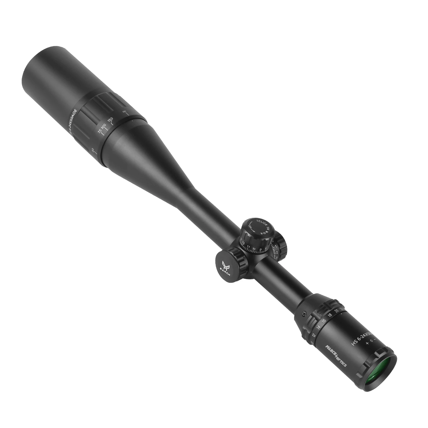 KOVO HS 6-24X50 AOIR Oro Šautuvas, Optika Snaiperis Sritį Kompaktiškas Riflescopes Medžioklės Monokliai su 20mm/11mm Geležinkelių Stovai, Optinis Akyse Nuotrauka 2