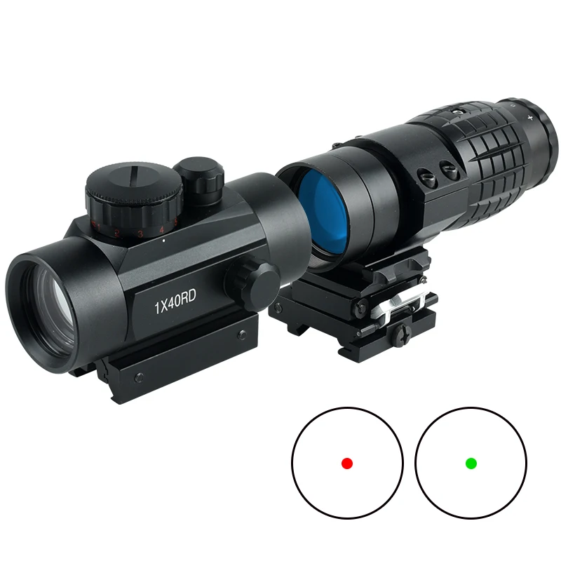 Red Dot Taktinis Šautuvas taikymo Sritis Medžioklės Optika Raudonos, Žalios Dot Akyse Tinka 20mm Geležinkelių Šautuvas Akyse Medžioklės Šaunamųjų ginklų & Airsoft Nuotrauka 0