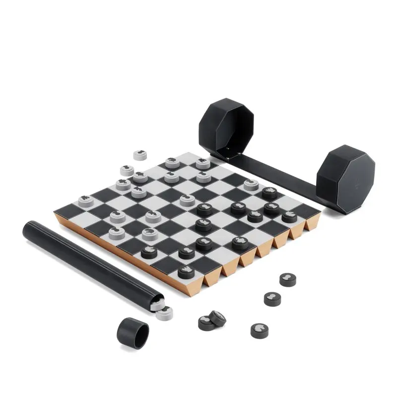 Rolz Šachmatų Šaškių Rinkinys Nuotrauka 0