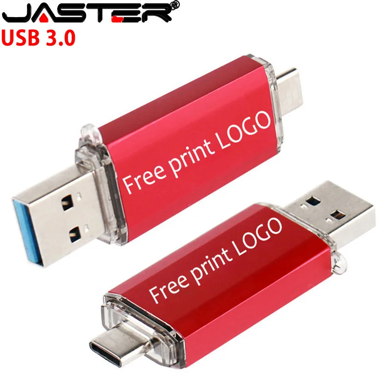 JASTER Aukštis greičio Tipas C Pen Drive 64GB USB 2.0 Flash Drive 32GB Spalva U Disko 16GB 2 18GB LOGOTIPĄ Vestuvių Memory Stick Nuotrauka 4