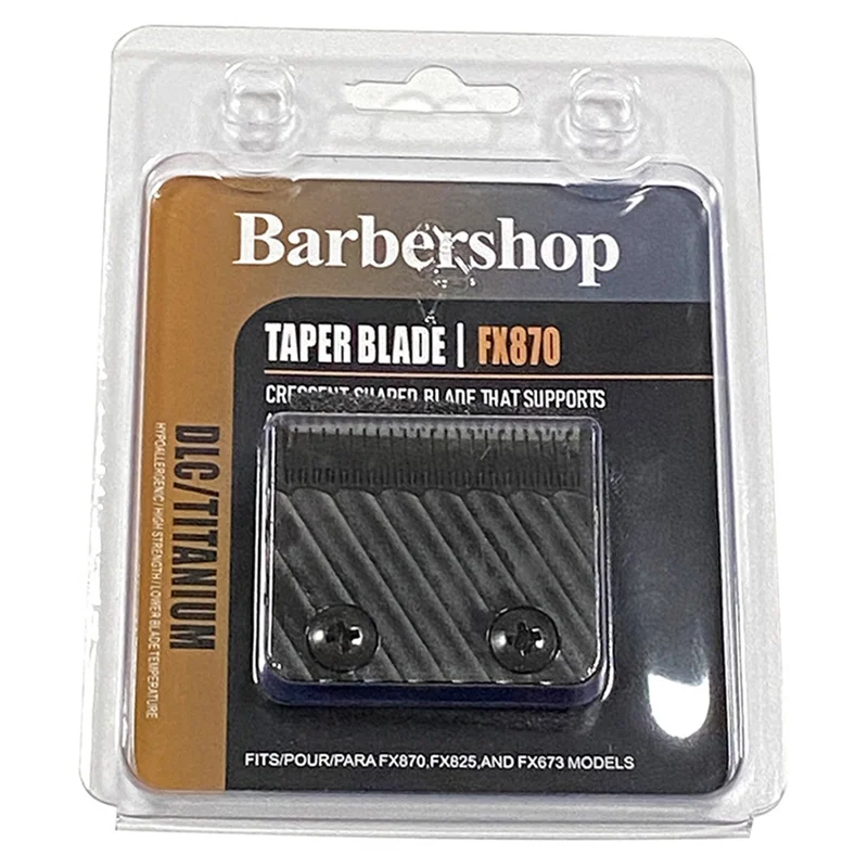 Pleišto Blade BabylissPRO Barberology Pakeisti FX870/FXF880/FX810/FX825/FX673N Clipper Geležtės Aukso Nuotrauka 2