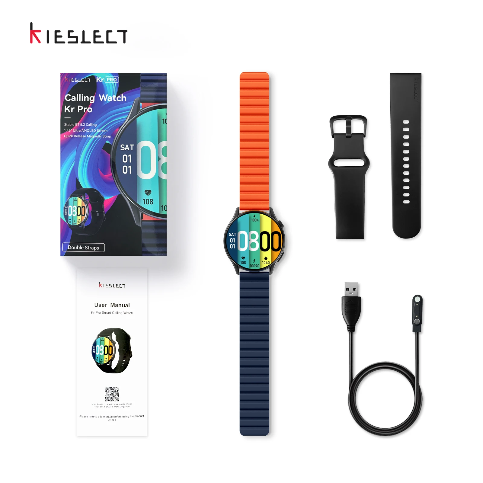 Kieslect Kr Pro Smartwatch 1.43