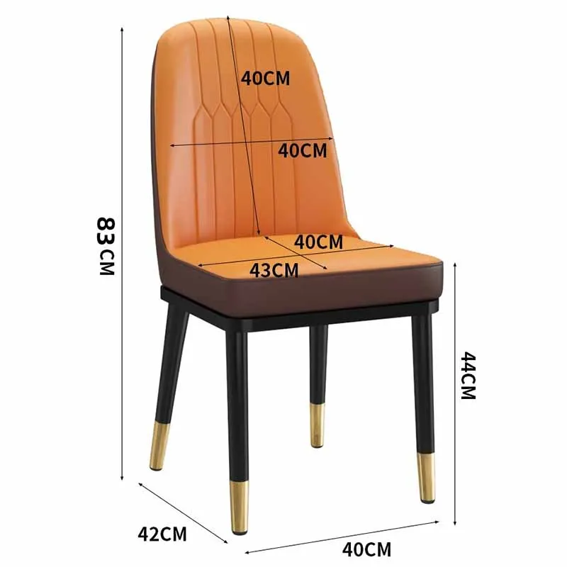 Madinga Šiaurės Valgomojo Kėdės Modernūs, Prabangūs Porankiu Oda Gyvenimo Kėdės, Metalinės Ergonomiškas Cadeiras Sala De Jantar Namų Baldai Nuotrauka 4