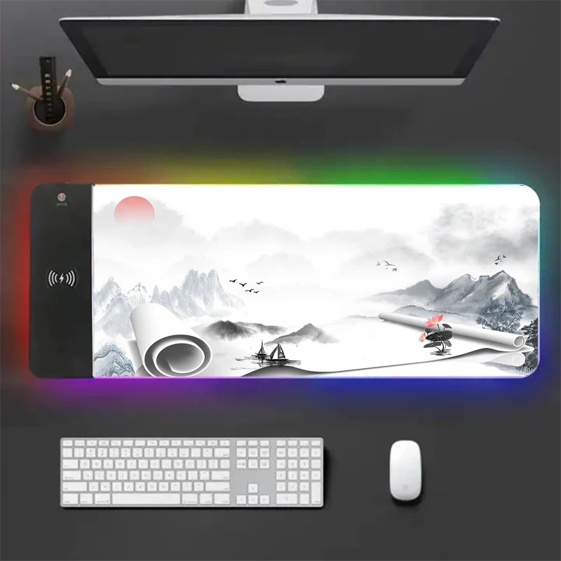 Kinų kultūros vertus RYRA pelės mygtukai dažai, tapyba RGB žaidimas darbastalio padas guma non-slip large mielas kompiuterio mygtukai pristabdyti klaviatūros mygtukai Nuotrauka 0