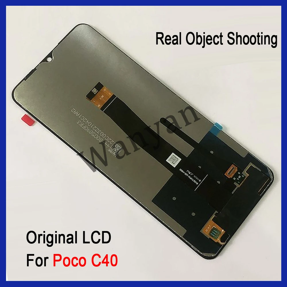 Originalą Poco C40 LCD Ekranas Jutiklinis Ekranas skaitmeninis keitiklis atsarginės Dalys Nuotrauka 2