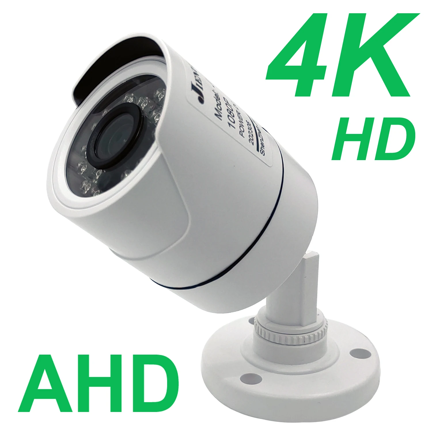 JIENUO 4K HAINAUT Kameros CCTV Saugumo Stebėjimo Lauko Vandeniui Infraraudonųjų spindulių NightVision Patalpų CVI 1080P 5MP HD Namų Cam Stebėti Nuotrauka 0