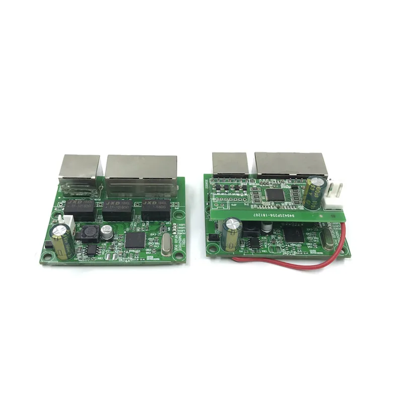 3-port Gigabit POEswitch modulis yra plačiai naudojamas LED eilutė 3 port 10/100m susisiekti POEport mini switch module PCBA Plokštė Nuotrauka 3