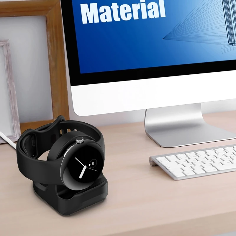 Maitinimo Adapteris, Įkroviklis, Laikiklis, C Tipo, USB Greito Įkrovimo Dokas Pikselių Smartwatch J60A Nuotrauka 3