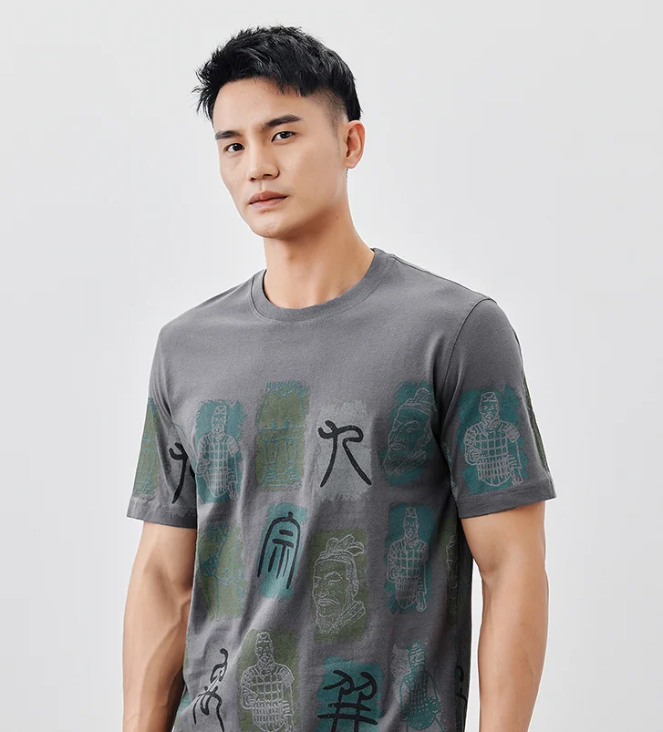 W4497.- Vasarą naujos abėcėlės, print t-marškinėliai, vyriški Europos ir Amerikos tendencija laisvalaikio Medvilnės trumpomis Rankovėmis T-Shirt. Nuotrauka 5