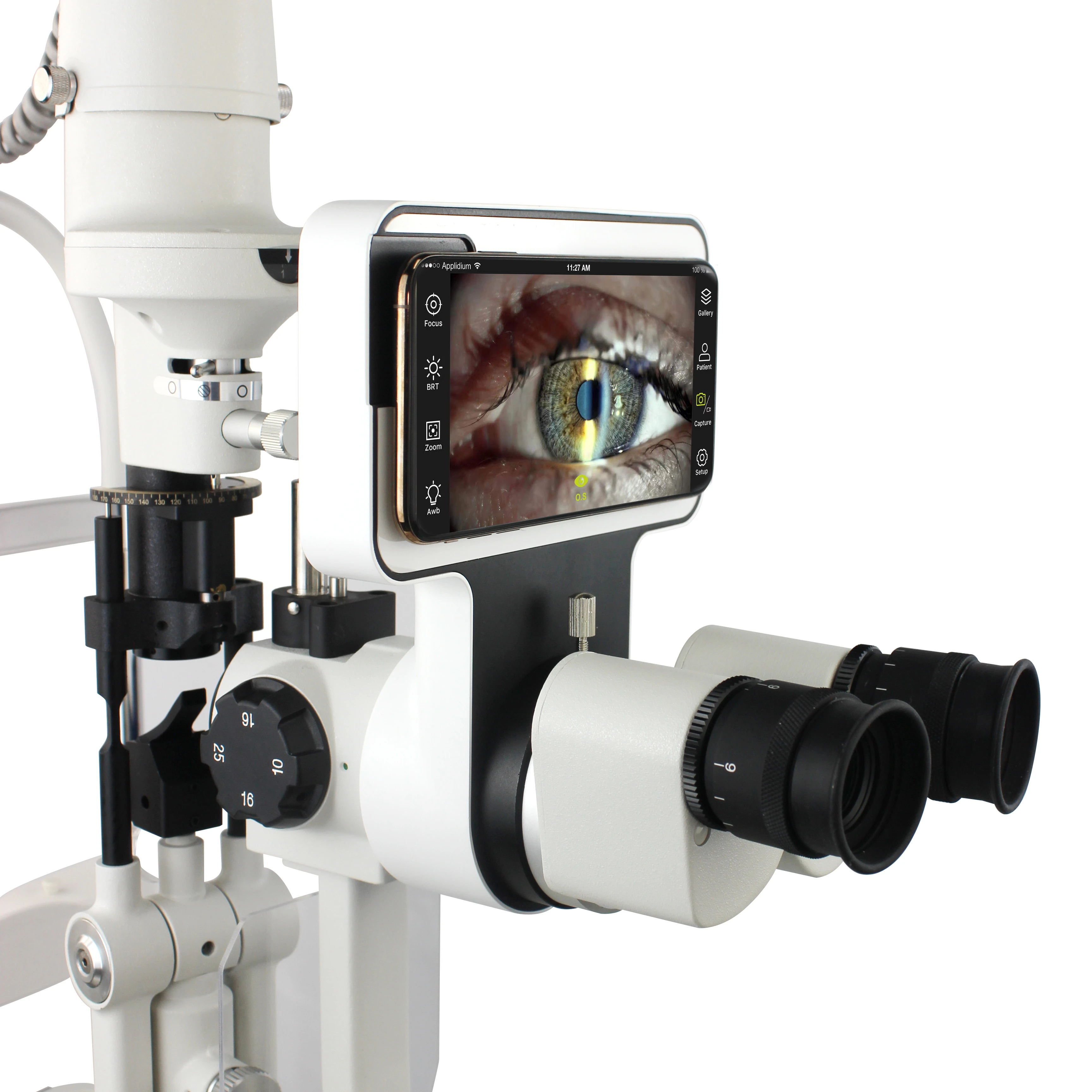 Medicinos įranga, oftalmologijos plyšine lempa elektros kėlimo stalas Nuotrauka 0