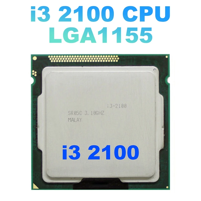 Už Core I3 2100, CPU LGA1155 Procesorius 3MB Dual Core Desktop CPU-B75 USB Kasybos Plokštė Nuotrauka 0